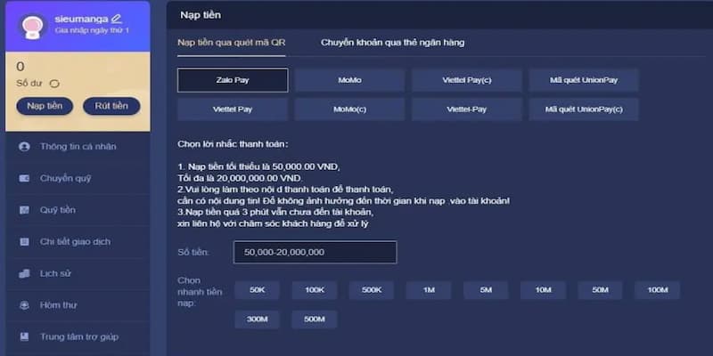 Hướng dẫn cách nạp tiền EE88 chi tiết