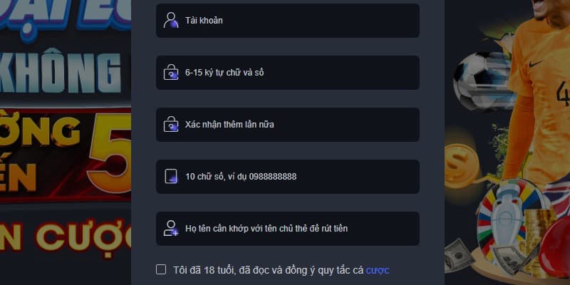 Hướng dẫn đăng ký EE88 chi tiết