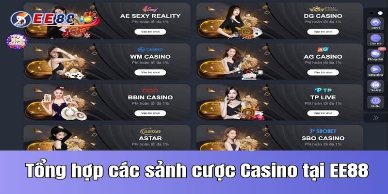 Kinh nghiệm tham gia Casino EE88 hiệu quả